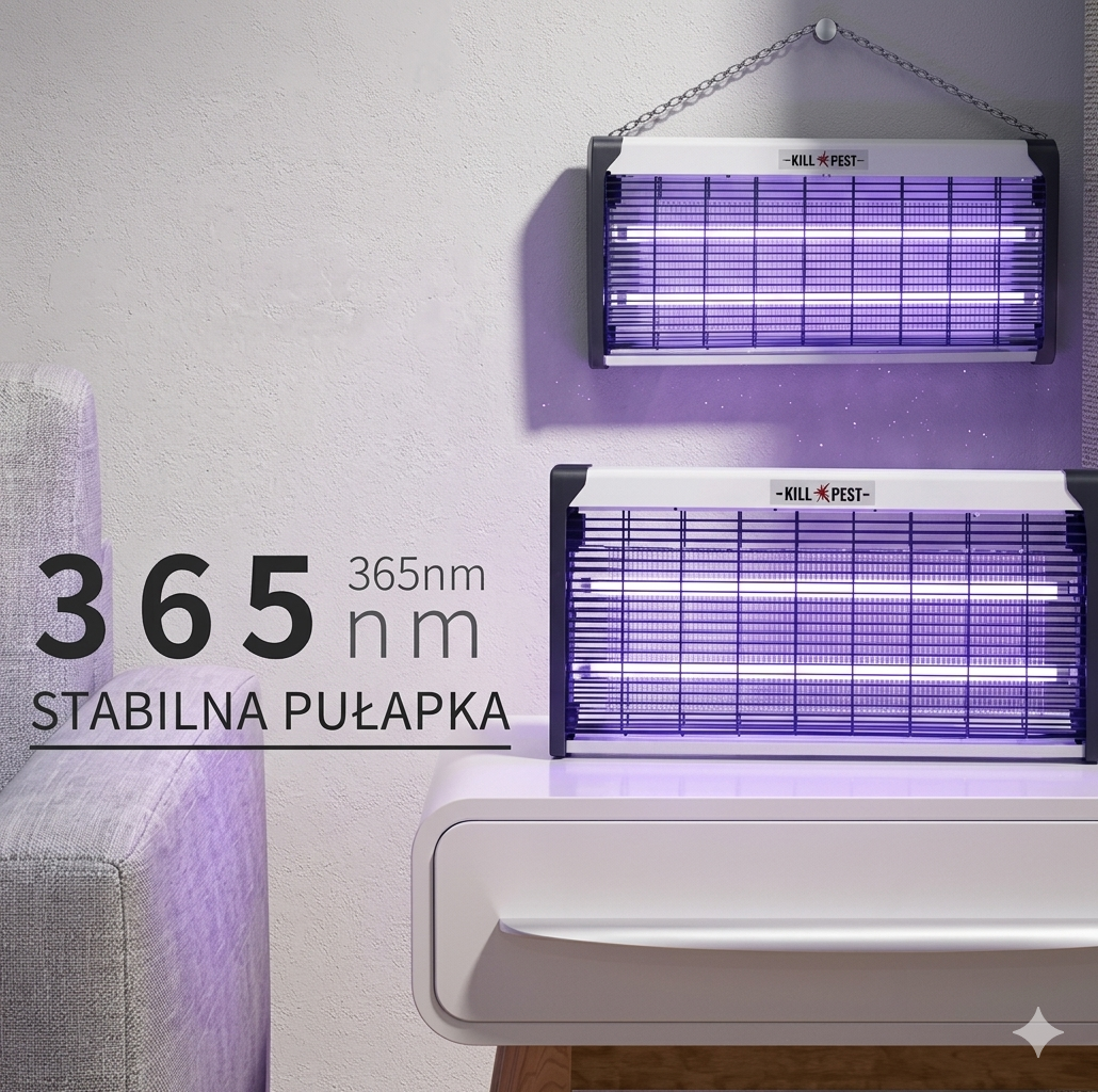 ByeBugs - Ścienna lampa owadobójcza LED do zastosowań komercyjnych