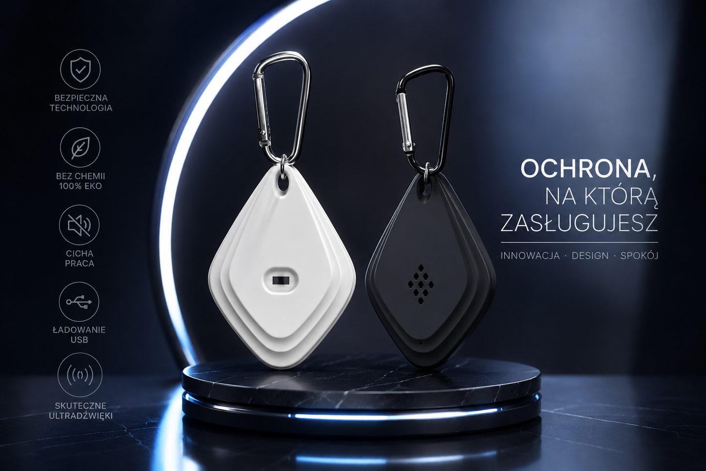 ByeBugs - Przenośny Ultradźwiękowy Odstraszacz Owadów USB