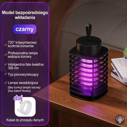 ByeBugs - Elektryczna lampa na komary USB z akumulatorem