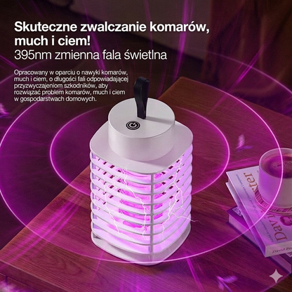 ByeBugs - Elektryczna lampa na komary USB z akumulatorem