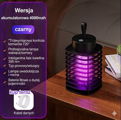 ByeBugs - Elektryczna lampa na komary USB z akumulatorem