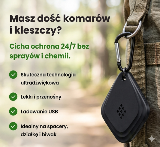 ByeBugs - Przenośny ultradźwiękowy odstraszacz owadów USB