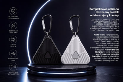 ByeBugs - Przenośny Ultradźwiękowy Odstraszacz Owadów USB