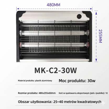 ByeBugs - Ścienna lampa owadobójcza LED do zastosowań komercyjnych