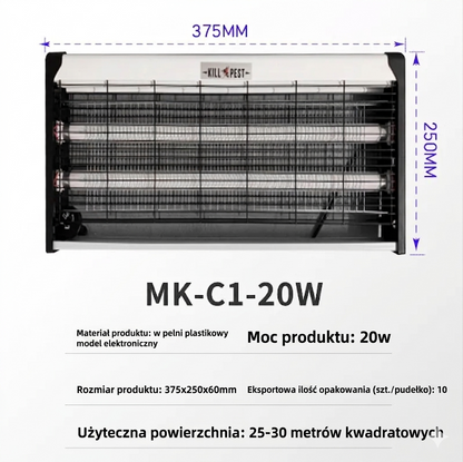 ByeBugs - Ścienna lampa owadobójcza LED do zastosowań komercyjnych